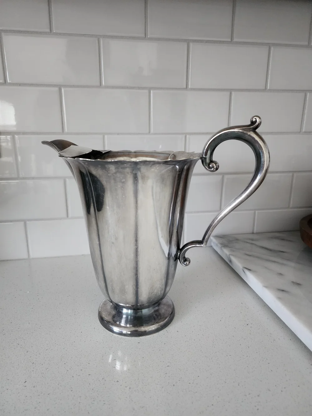 Early American Silver Pitcher